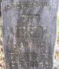 "Here lies the modest woman, the married Rachel Pat/Fat daughter of R. Chaim Slomianski Somiaski. She died 4 Tamuz 5692. May her soul be bound in the bond of everlasting life." (szpekh@cwu.edu)